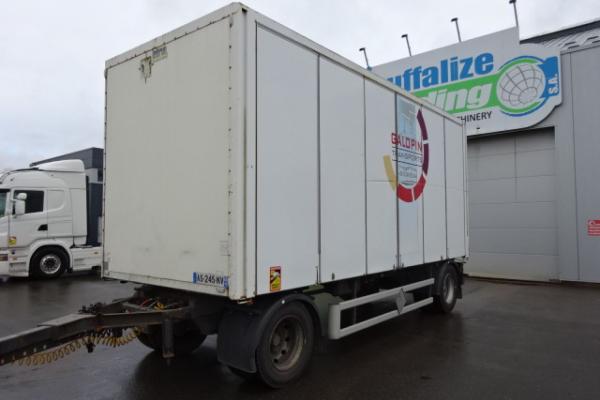 Semi-trailer - LECITRAILER BOX FERME  remorque  fourgon (Belgique - Europe) - Houffalize Trading s.a.