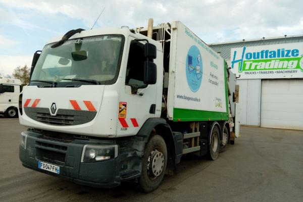 Second hand saleTruck units - RENAULT PREMIUM 320 -MOTEUR HORS SERVICE-  Camion poubelle - BOM (Belgique - Europe) - Houffalize Trading s.a.