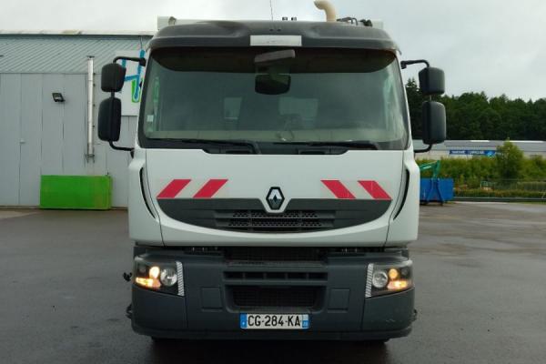 Vente occasion Porteur - RENAULT Premium 310 dxi 6x2  Camion poubelle - BOM (Belgique - Europe) - Houffalize Trading s.a.