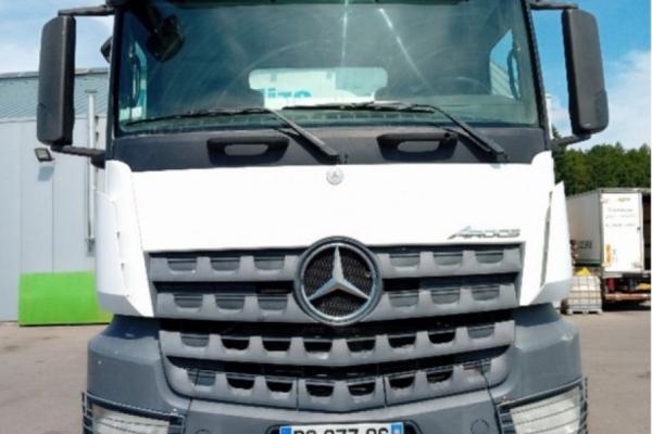 Vente occasion Porteur - MERCEDES Arocs 3243 Liebherr 9M3 Voith  Camion malaxeur (Belgique - Europe) - Houffalize Trading s.a.