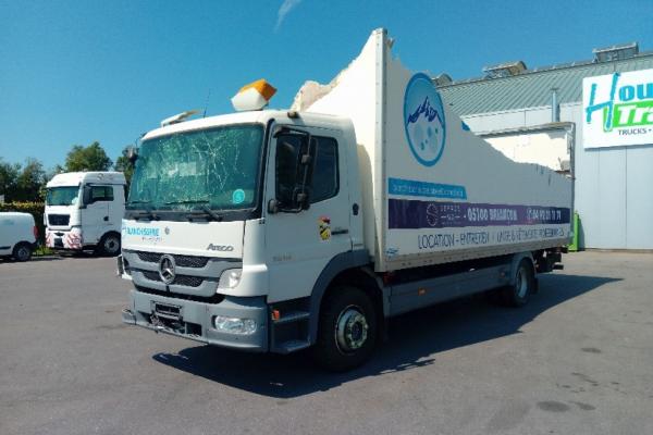 LKW-Einheiten - MERCEDES Atego 1218  Camion-fourgon (Belgique - Europe) - Houffalize Trading s.a.