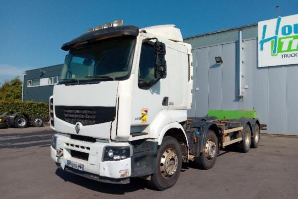 Vente occasion Porteur - RENAULT Premium Lander 460 dxi - 8x4    (Belgique - Europe) - Houffalize Trading s.a.