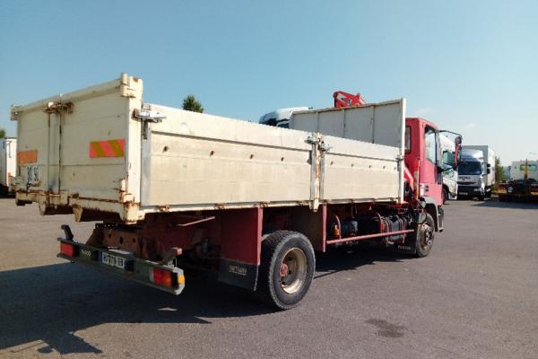 Vente occasion Porteur - IVECO   Camion benne - grue (Belgique - Europe) - Houffalize Trading s.a.