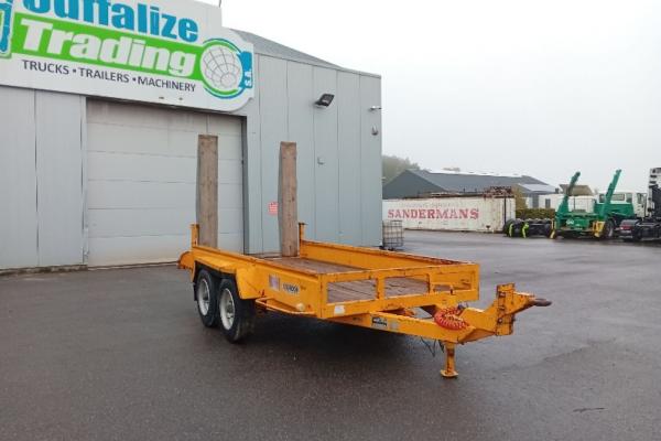 Vente occasion Remorque - GOURDON 6 tons  PORTE-ENGIN (Belgique - Europe) - Houffalize Trading s.a.