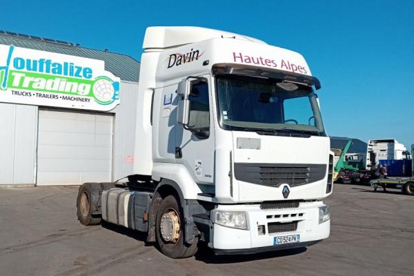 Vente occasion Tracteur - RENAULT Premium 460 dxi  TRACTEUR (Belgique - Europe) - Houffalize Trading s.a.