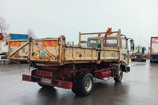 Vente occasion Porteur - RENAULT Midliner M140  Camion benne (Belgique - Europe) - Houffalize Trading s.a.