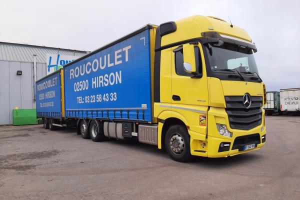 LKW-Einheiten - MERCEDES ACTROS 2545  Camion bache - PLSC (Belgique - Europe) - Houffalize Trading s.a.