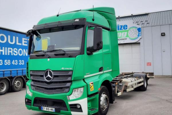 Vente occasion Porteur - MERCEDES ACTROS chassis cab    (Belgique - Europe) - Houffalize Trading s.a.