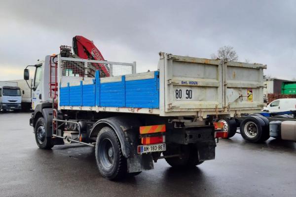 LKW-Einheiten - RENAULT Kerax 260 Tipper + crane - full steel    (Belgique - Europe) - Houffalize Trading s.a.