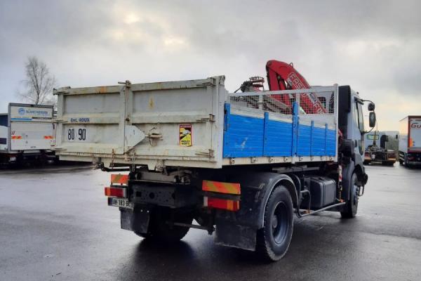 LKW-Einheiten - RENAULT Kerax 260 Tipper + crane - full steel    (Belgique - Europe) - Houffalize Trading s.a.