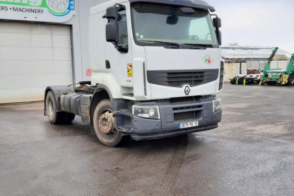 Vente occasion Tracteur - RENAULT Premium 450 dxi - Big axle - hydraulic manual gear  TRACTEU (Belgique - Europe) - Houffalize Trading s.a.